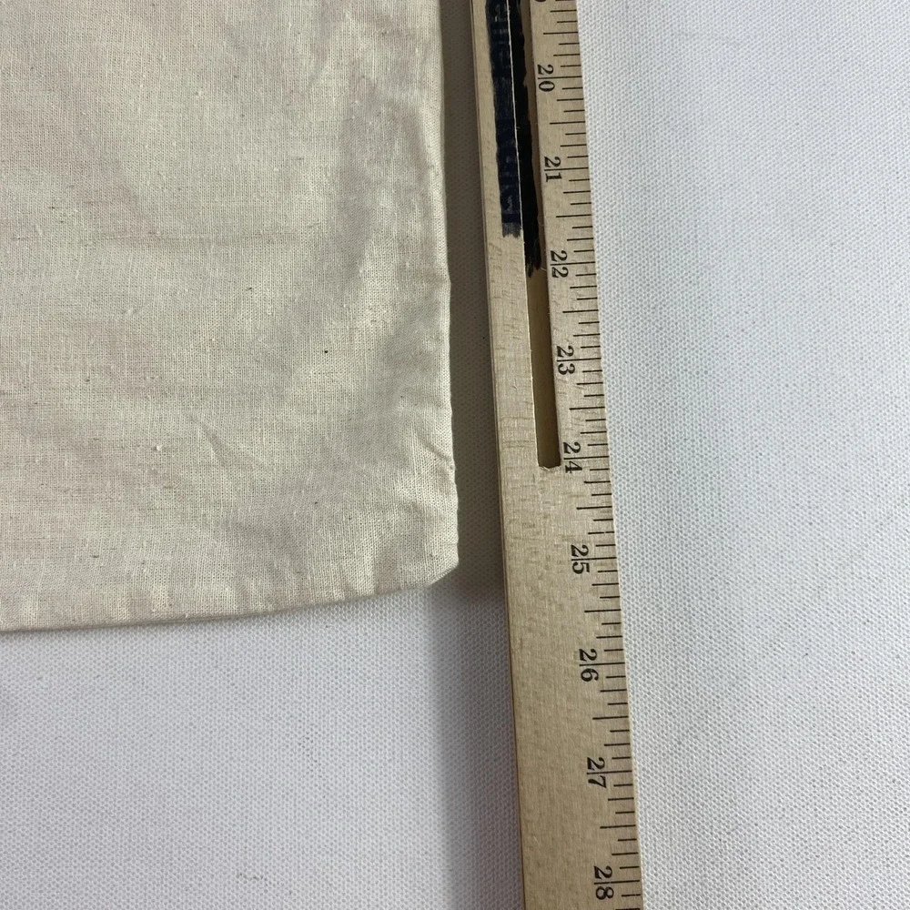 Parker Clay Dust Bag Drawstring Canvas Pouch Purse Tote Storage Large 18x25